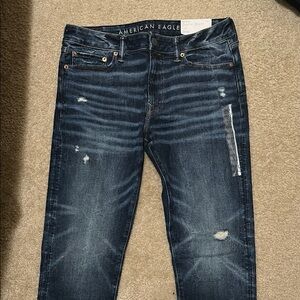 American Eagle Outfitters Men's Dark Wash Slim Jeans